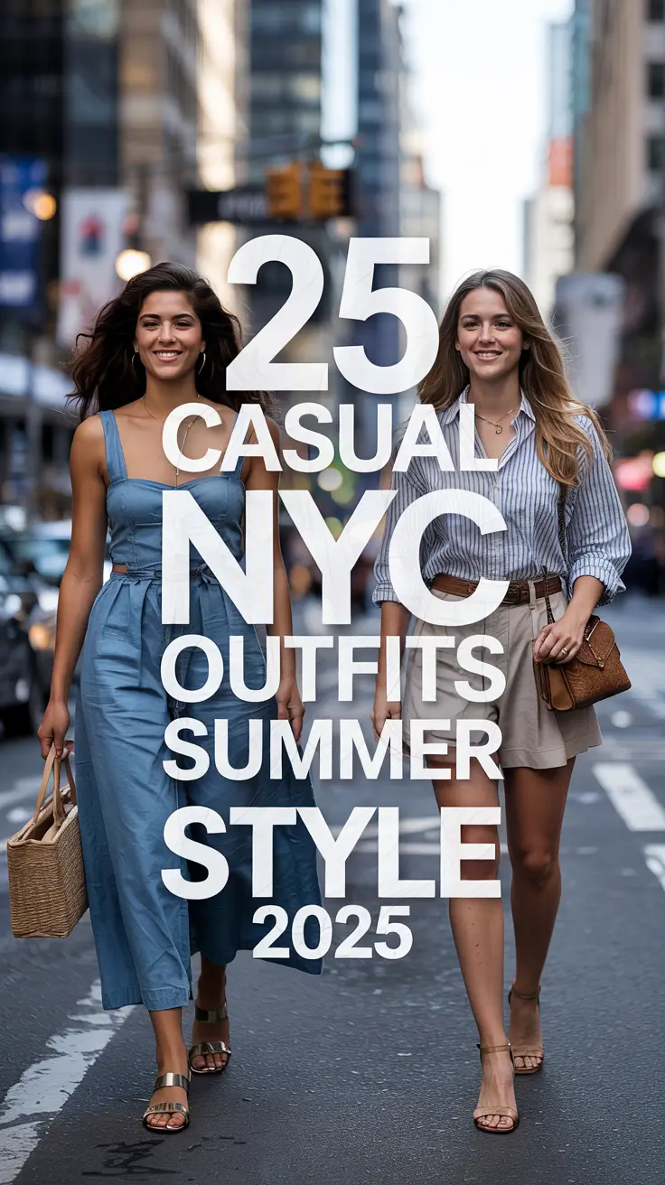 25 Casual NYC Outfits to Nail Summer Style 2025 Like a Local