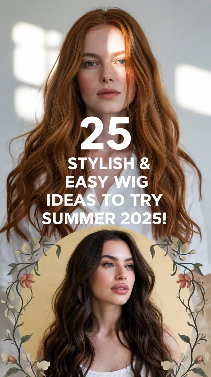Stylish & Easy Wig Ideas to Try Summer 2025! – Fresh Hairstyles for Every Vibe