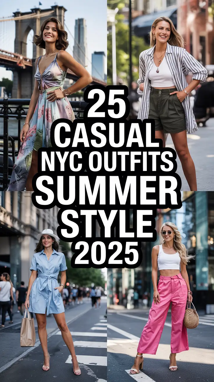 25 Casual NYC Outfits to Nail Summer Style 2025 Like a Local