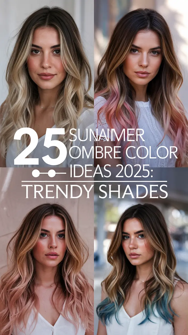 Summer Ombre Hair Color Ideas 2025: Trendy Shades for Every Hair Mood