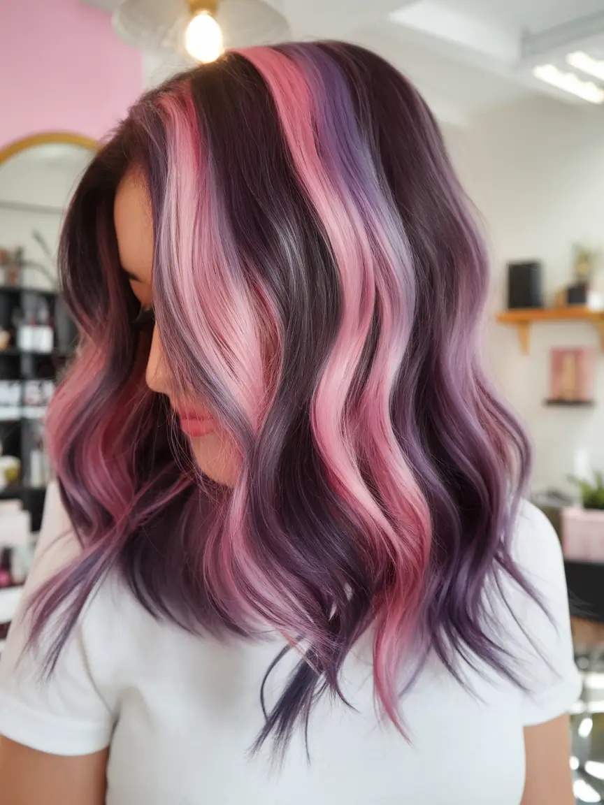 Summer Highlights Ideas 2025: Beautiful Accents Peony & Plum Waves