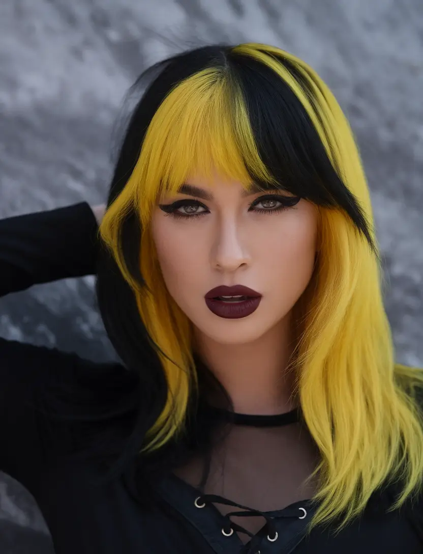 Summer Highlights Ideas 2025: Beautiful Accents Neon Noir Vibes