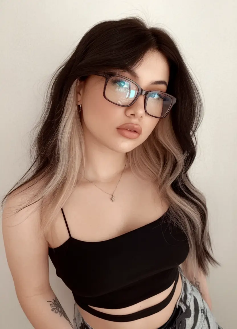Summer Highlights Ideas 2025: Beautiful Accents Creamy Blonde Face Frame on Brunette Base
