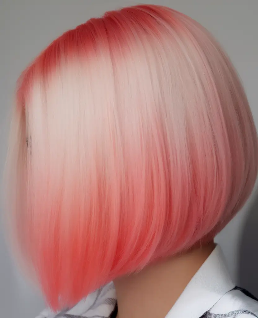 Summer Ombre Hair Color Ideas 2025: Trendy Shades Blushing Coral Classic Bob