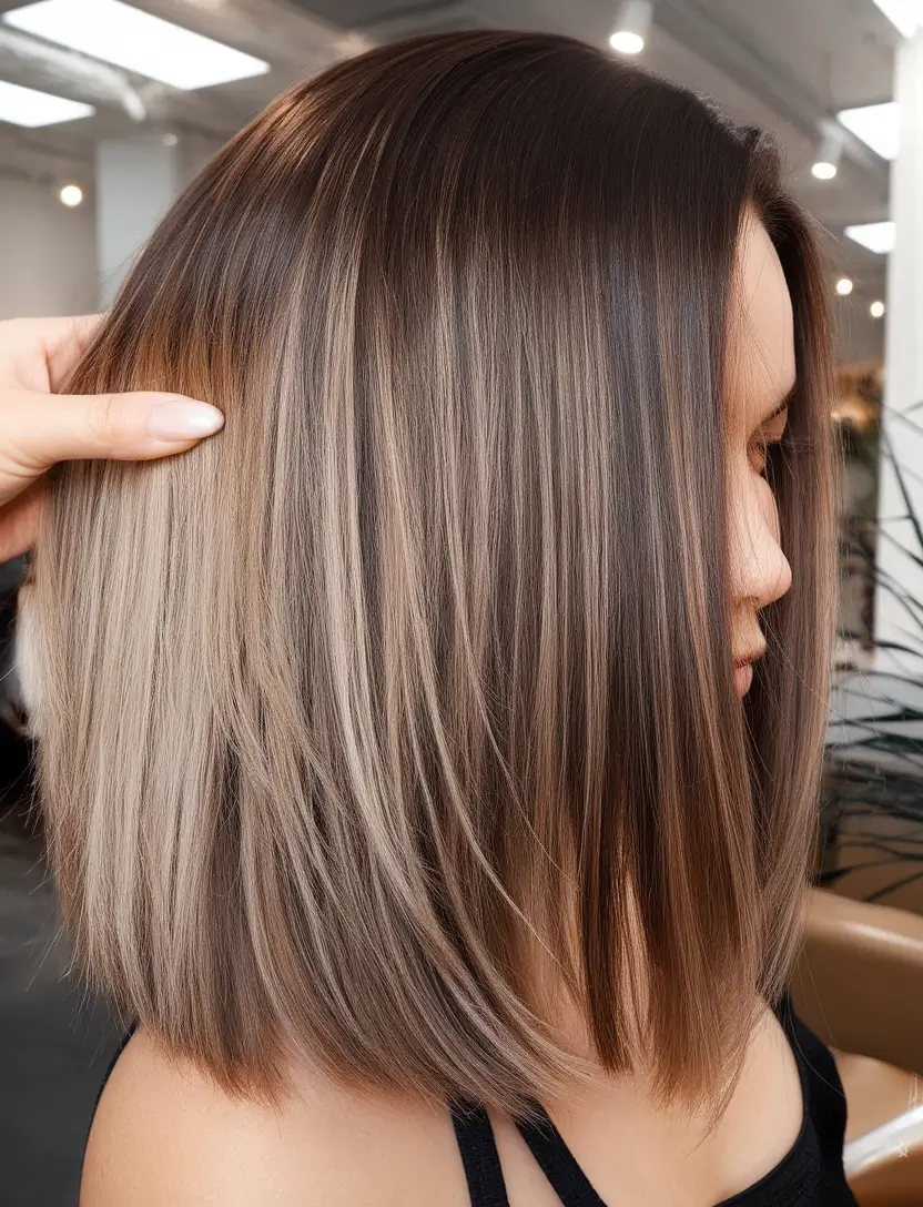 Summer Ombre Hair Color Ideas 2025: Trendy Shades+Polished Ash Blend for the Luxe Minimalist