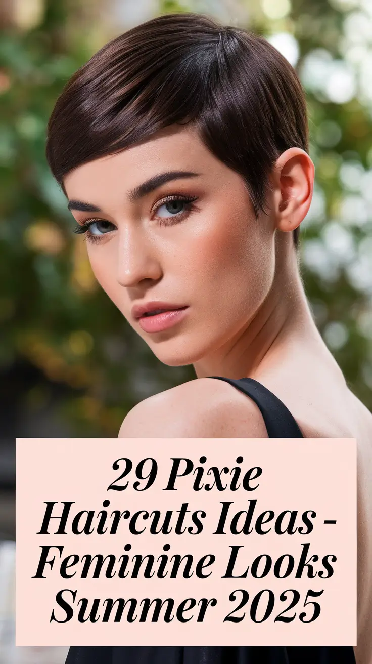 Pixie Haircuts Ideas - Feminine Looks Summer 2025: Trendy Short Styles for Women