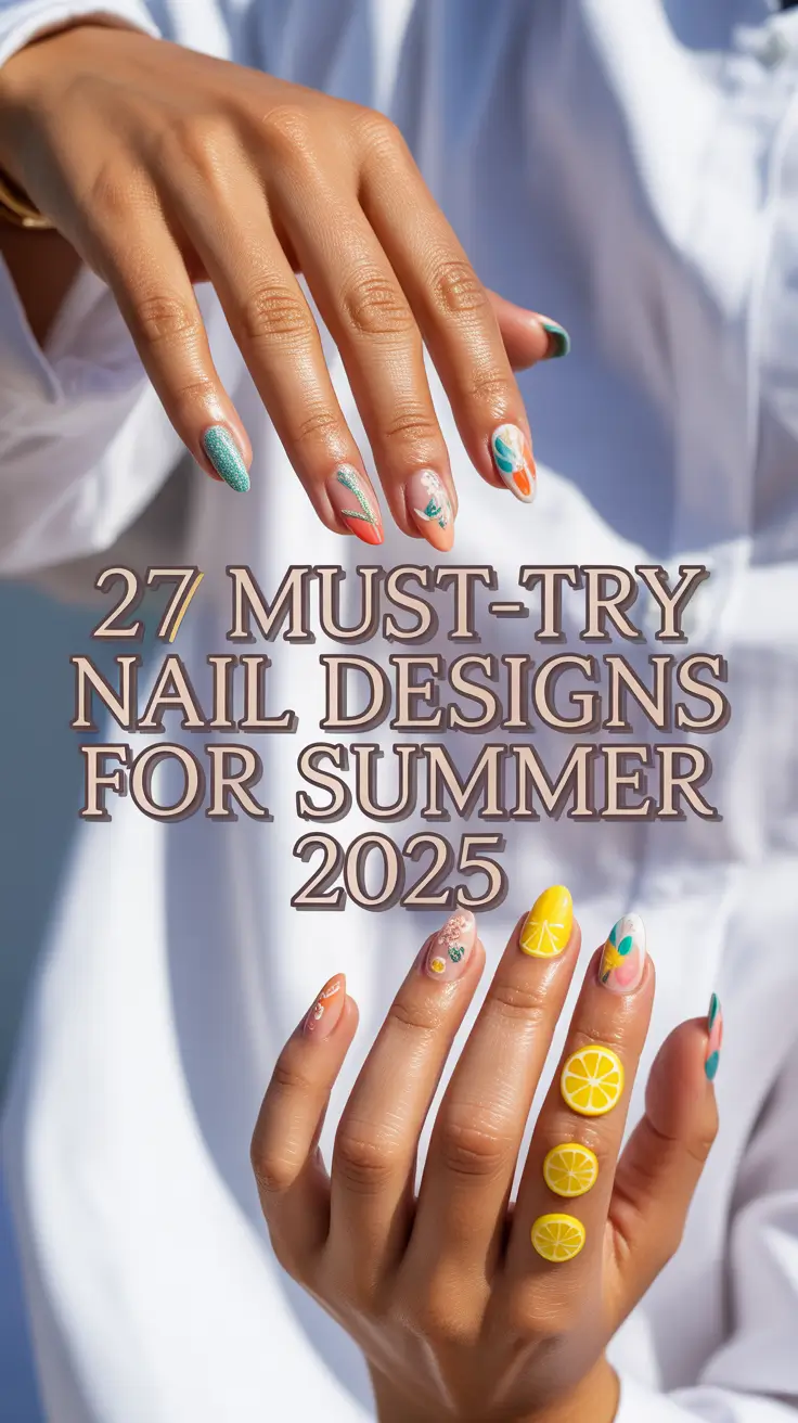 Must-Try Nail Designs for Summer 2025: Fresh & Cute Ideas in Gel, Acrylic, and More