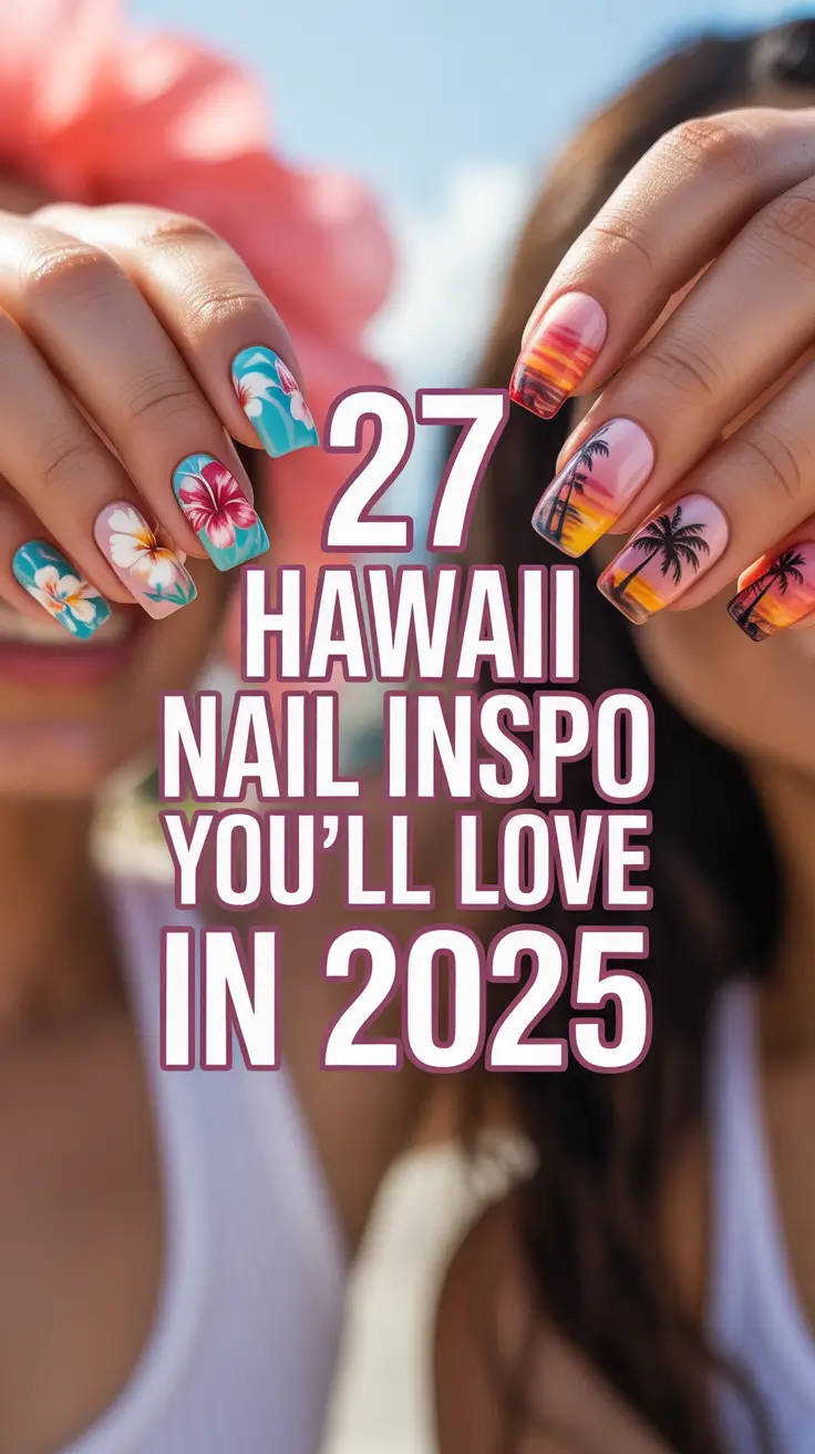 Hawaii Nail Inspo You’ll Love in 2025: Bright & Simple Summer Designs to Try Now