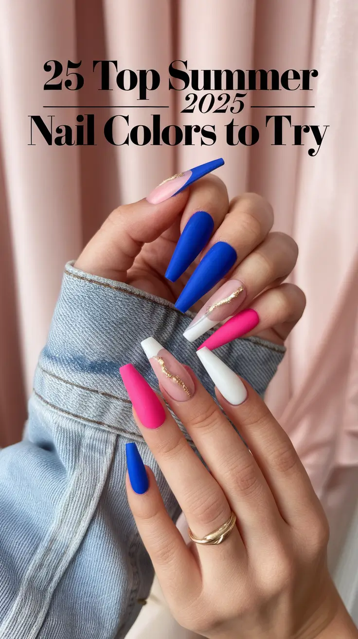 Top Summer 2025 Nail Colors to Try: Trendy Lavender and More Bold Designs for Every Vibe