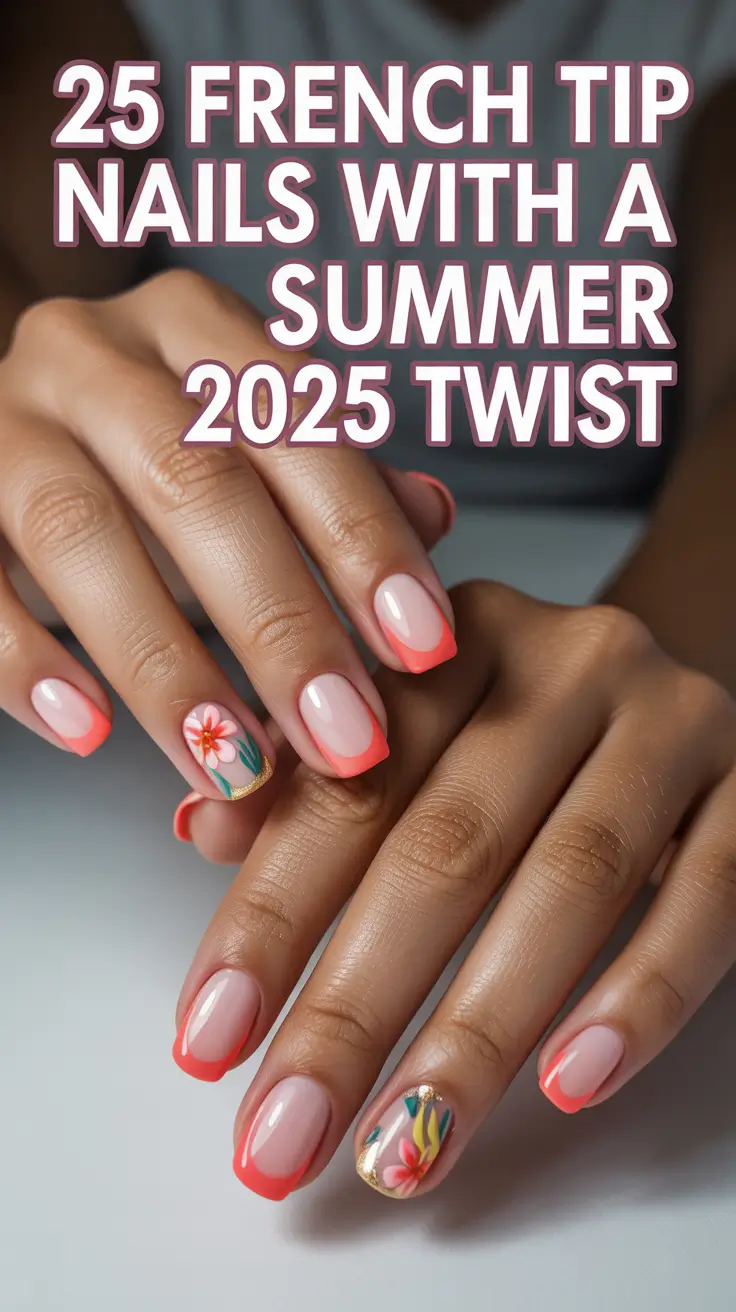 French Tip Nails with a Summer 2025 Twist – Stunning Designs and Inspo