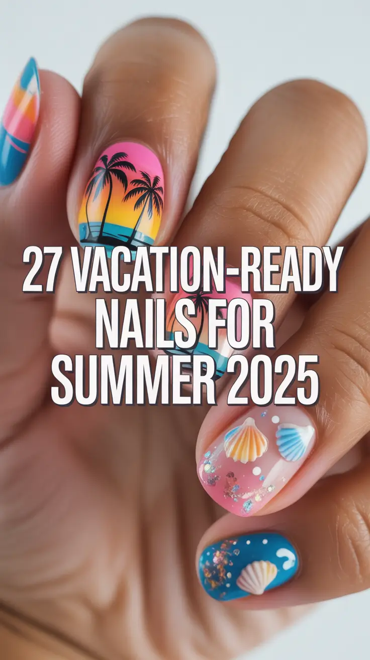 Vacation-Ready Nails for Summer 2025: Trendy Beach Designs & Fresh Inspo