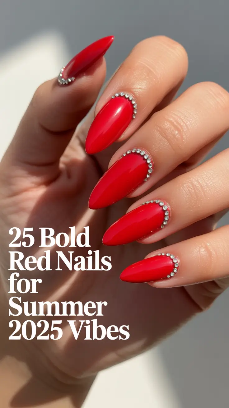 Bold Red Nails for Summer 2025 Vibes: The Classy, Hot-Girl Look You’ll Want All Season