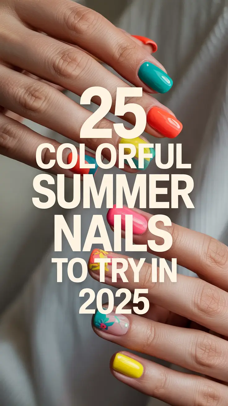 Colorful Summer Nails to Try in 2025: Fresh Design Ideas in Every Shade
