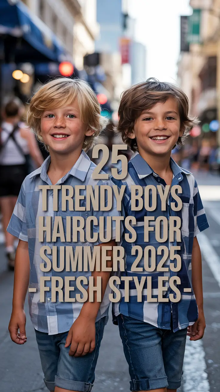 Trendy Boys Haircuts for Summer 2025 - Fresh Styles for Every Vibe