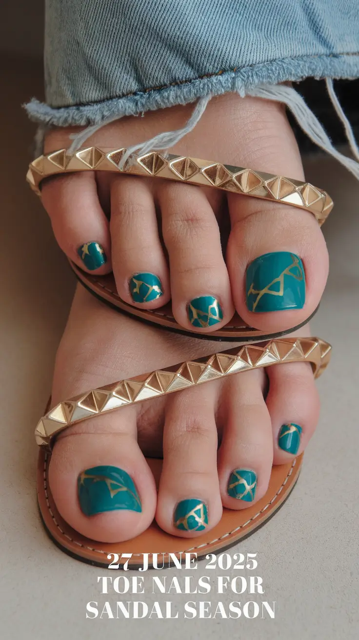 June 2025 Toe Nails for Sandal Season: Pretty, Cute & Trendy Designs