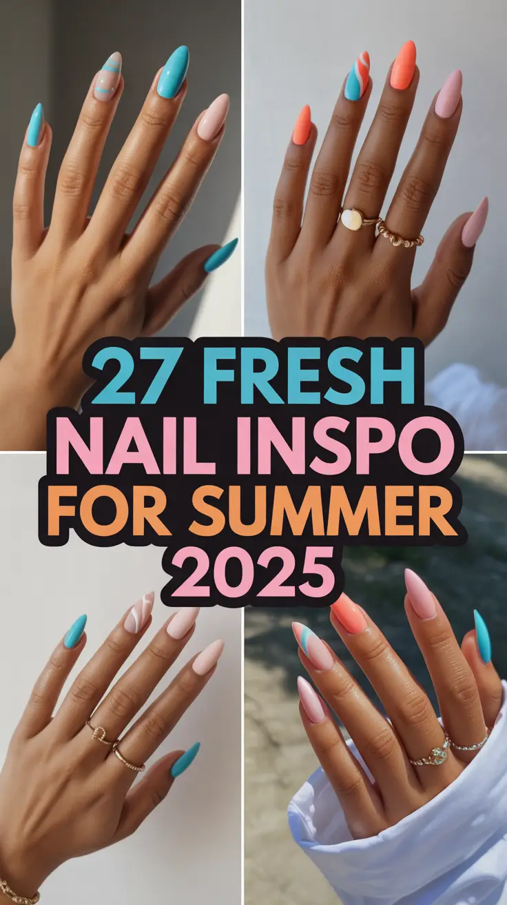 Fresh Nail Inspo for Summer 2025: Trendy Gel, Acrylic & Cute Short Looks for a Perfect Vacation