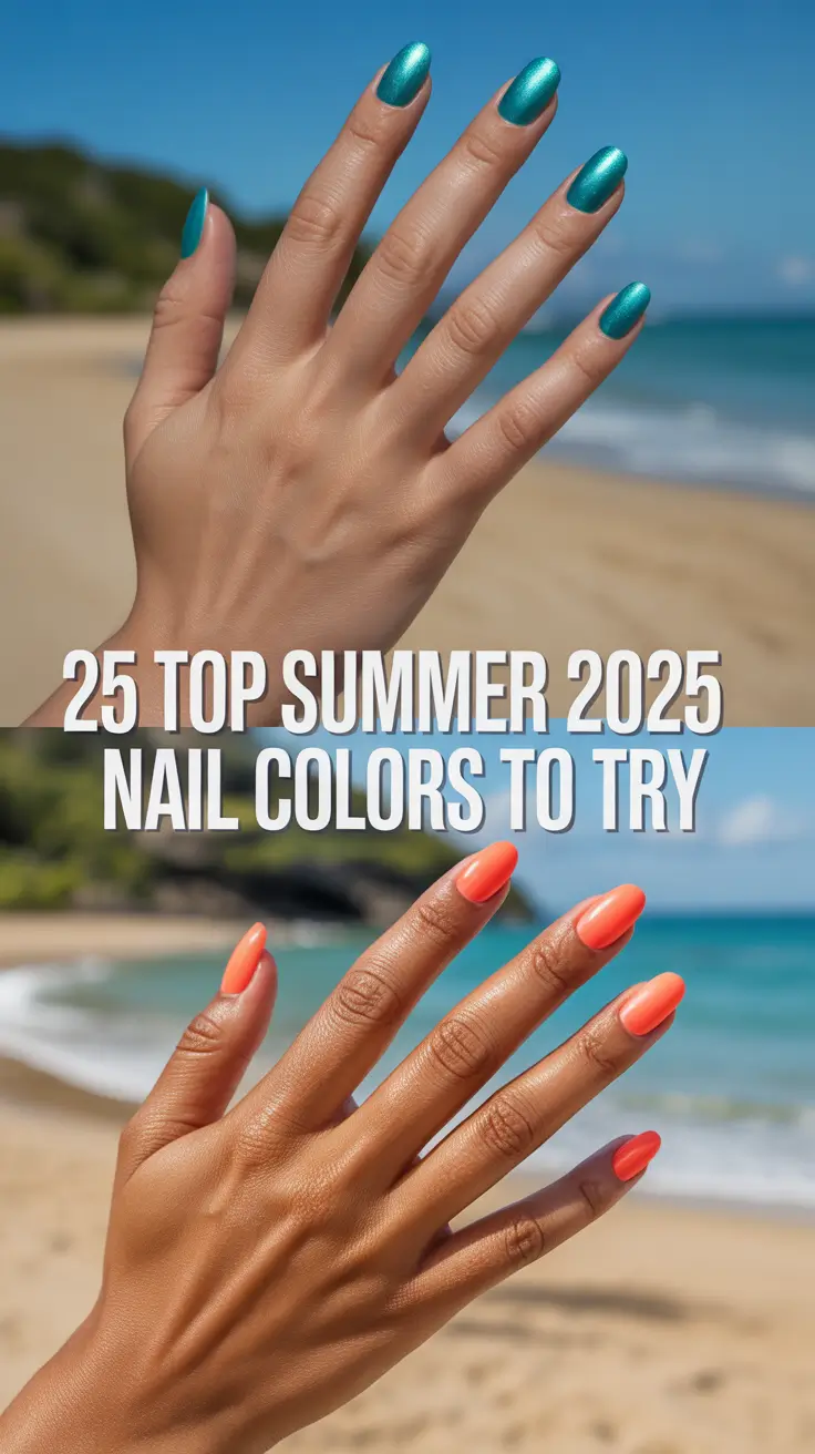 Top Summer 2025 Nail Colors to Try: Trendy Lavender and More Bold Designs for Every Vibe