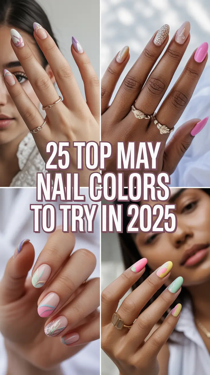 Top May Nail Colors to Try in 2025: Stunning Summer Trends You Need to See