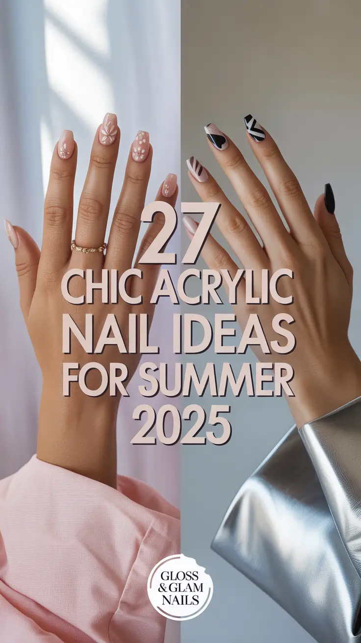 Chic Acrylic Nail Ideas for Summer 2025: Trendy Designs You Need to Try