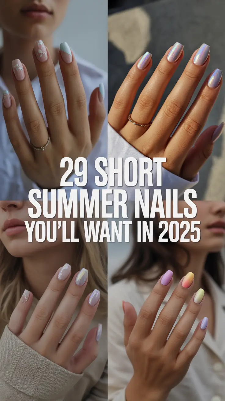 Short Summer Nails You’ll Want in 2025: Stunning Designs and Inspo Ideas