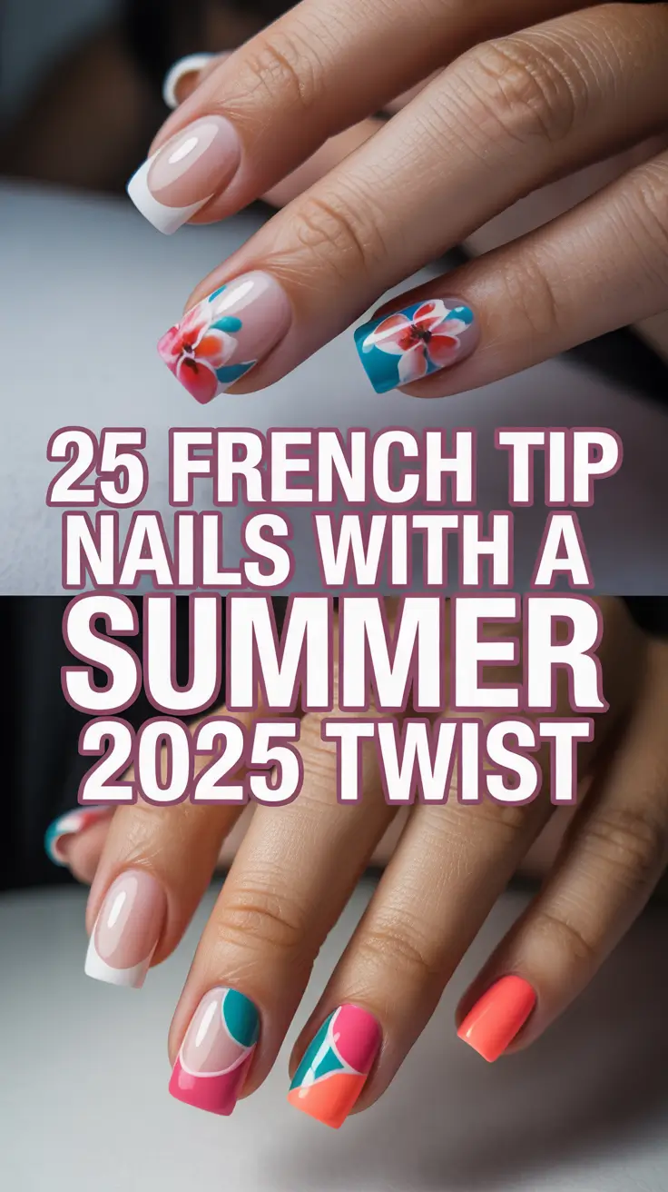 French Tip Nails with a Summer 2025 Twist – Stunning Designs and Inspo