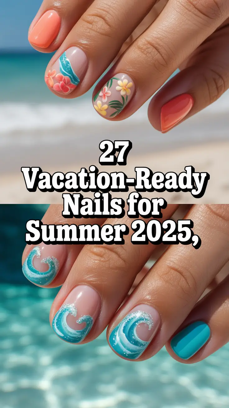 Vacation-Ready Nails for Summer 2025: Trendy Beach Designs & Fresh Inspo