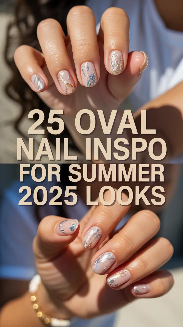Oval Nail Inspo for Summer 2025 Looks: Classy and Creative Summer Designs to Try Now