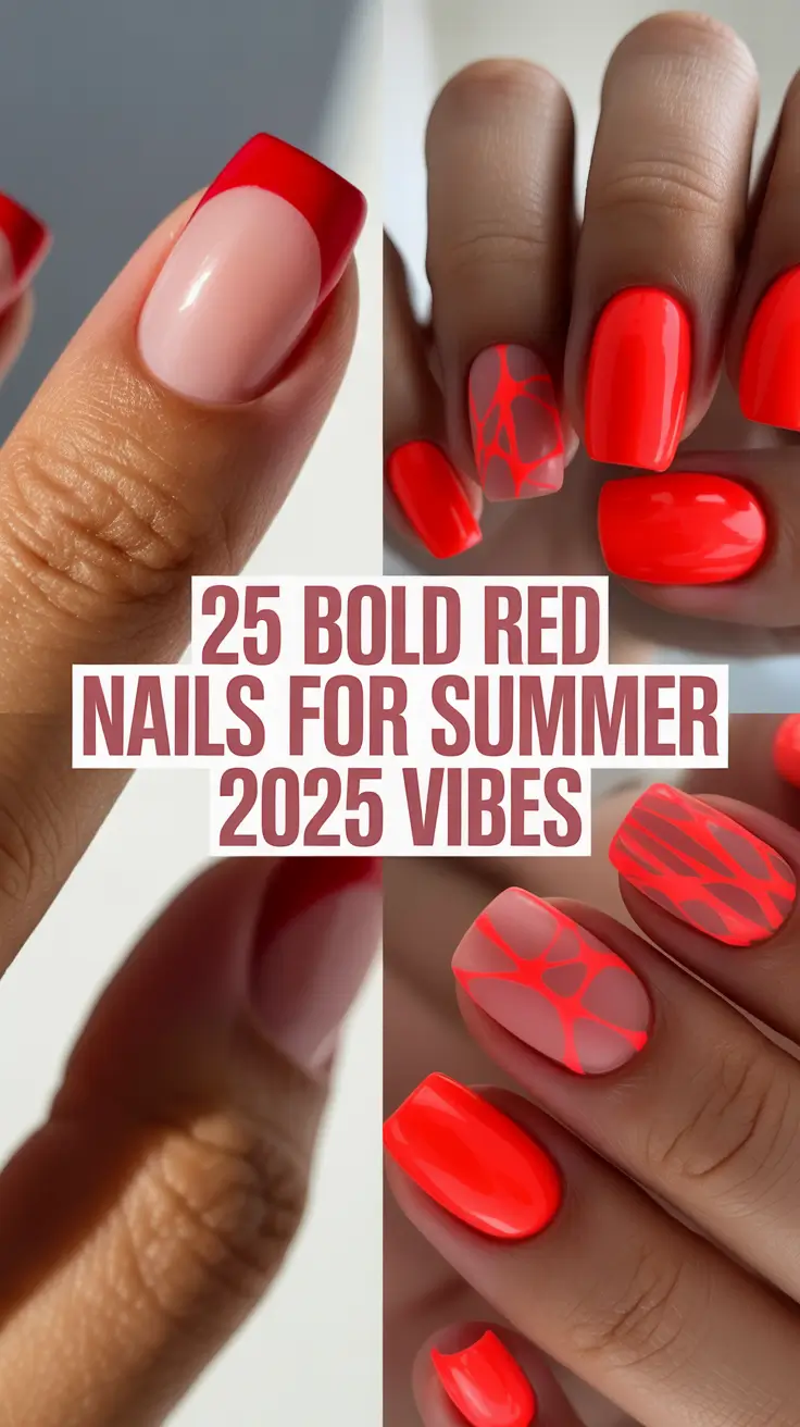 Bold Red Nails for Summer 2025 Vibes: The Classy, Hot-Girl Look You’ll Want All Season