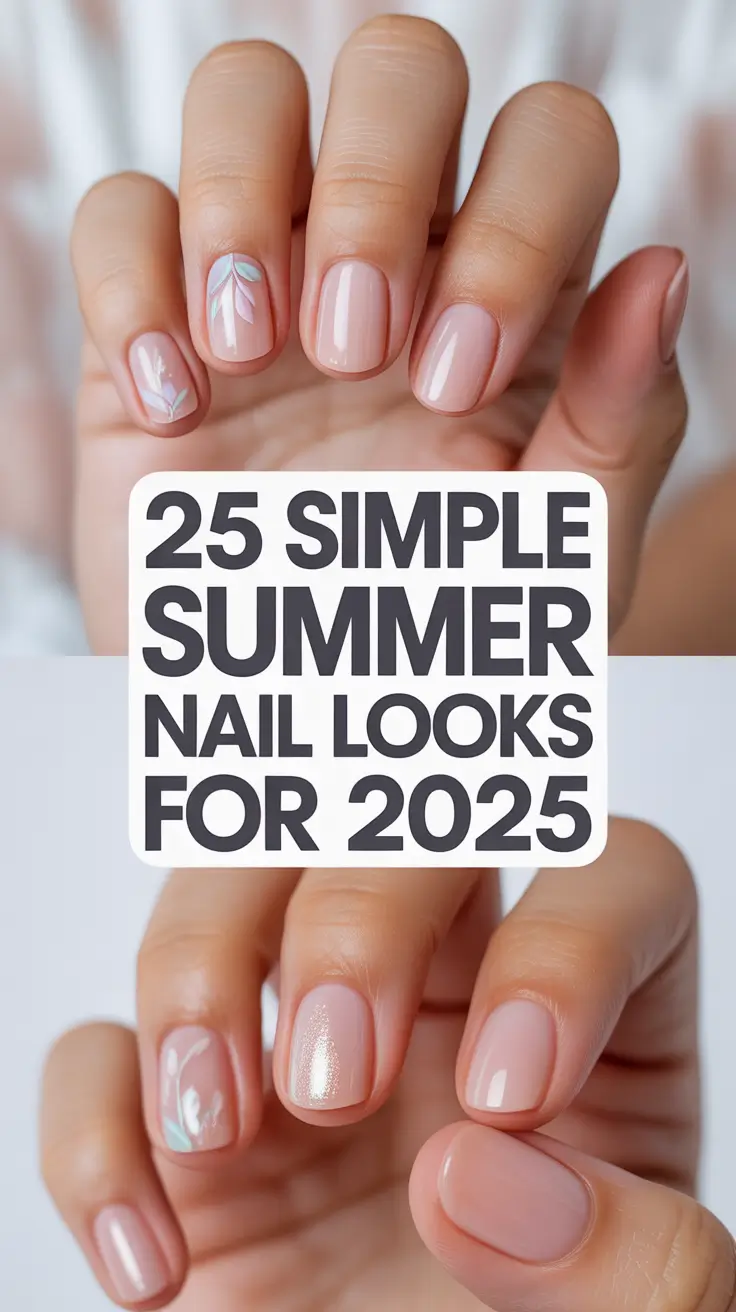Simple Summer Nail Looks for 2025 That Are Fresh, Fun, and Full of Bright Colors