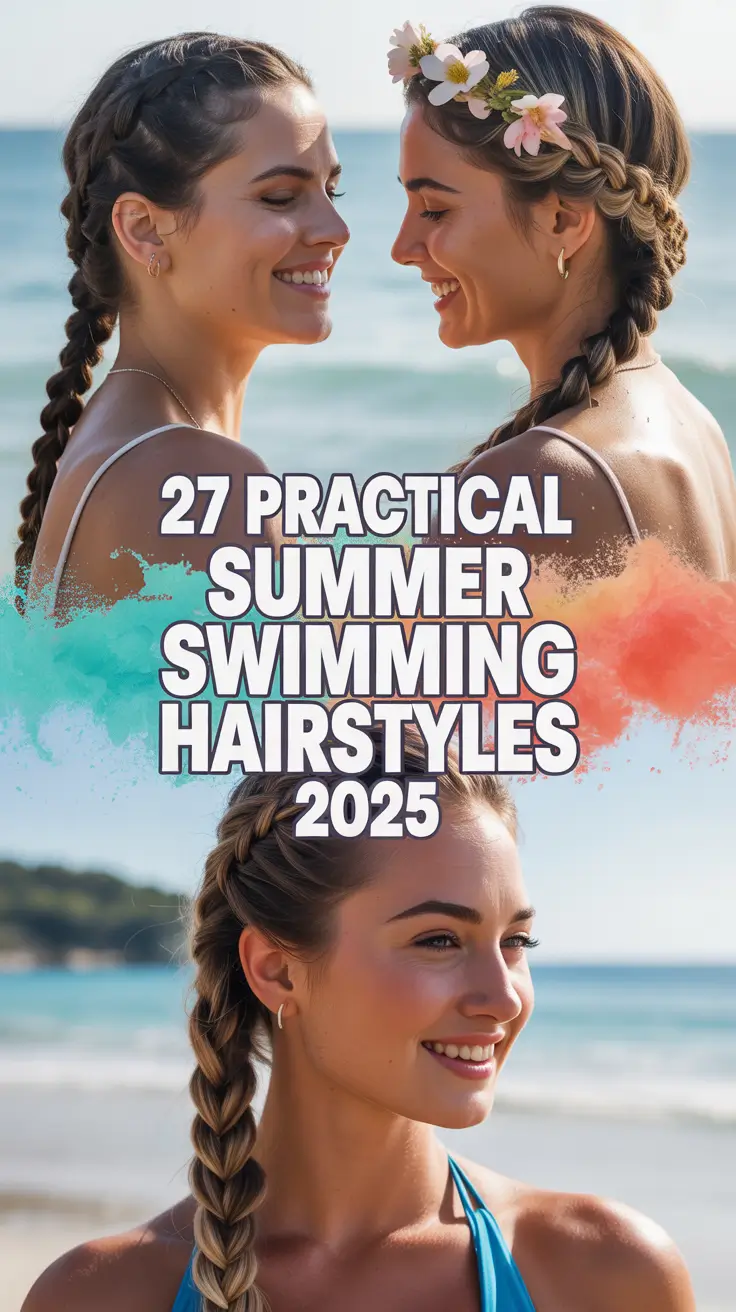 Practical Summer Swimming Hairstyles 2025: 15+ Easy & Cute Ideas for All Hair Types