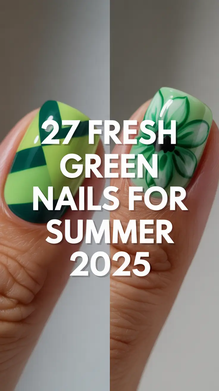 Fresh Green Nails for Summer 2025: Minty Cool Styles That Elevate Your Summer Look