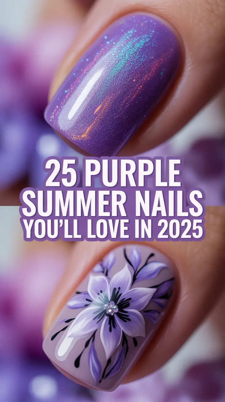 Purple Summer Nails You’ll Love in 2025: Fresh Ideas, Cute Designs & Summer Inspo