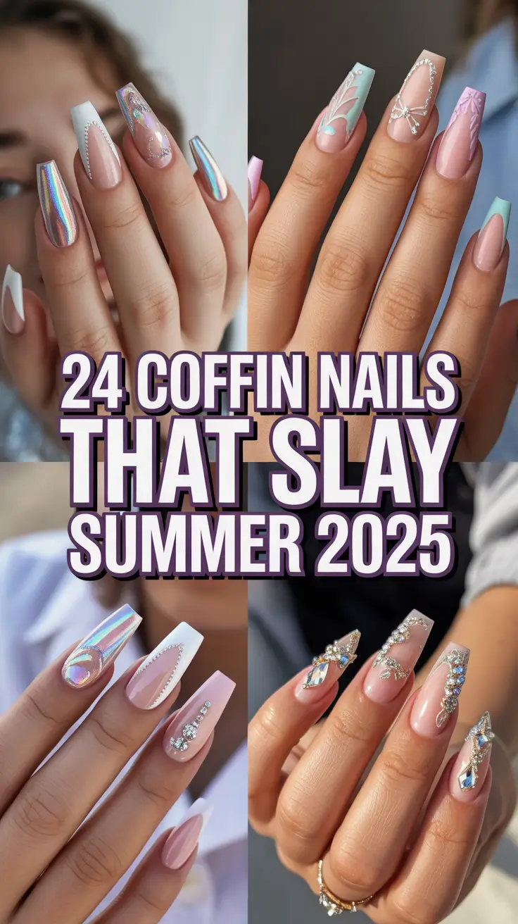 Coffin Nails That Slay Summer 2025: Stunning Design Ideas You’ll Want ASAP