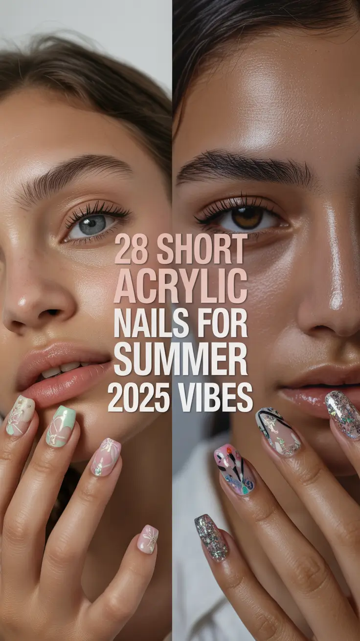 Short Acrylic Nails for Summer 2025 Vibes That Are Too Cute to Miss
