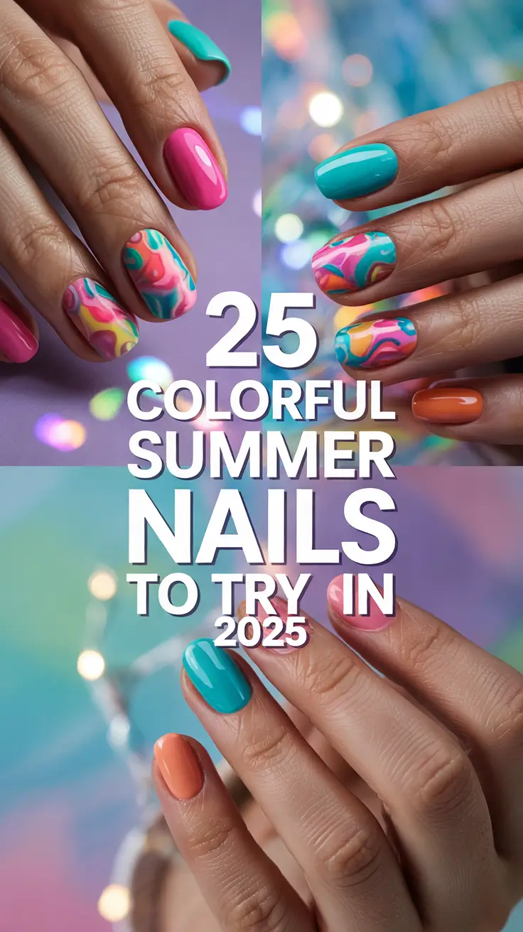 Colorful Summer Nails to Try in 2025: Fresh Design Ideas in Every Shade