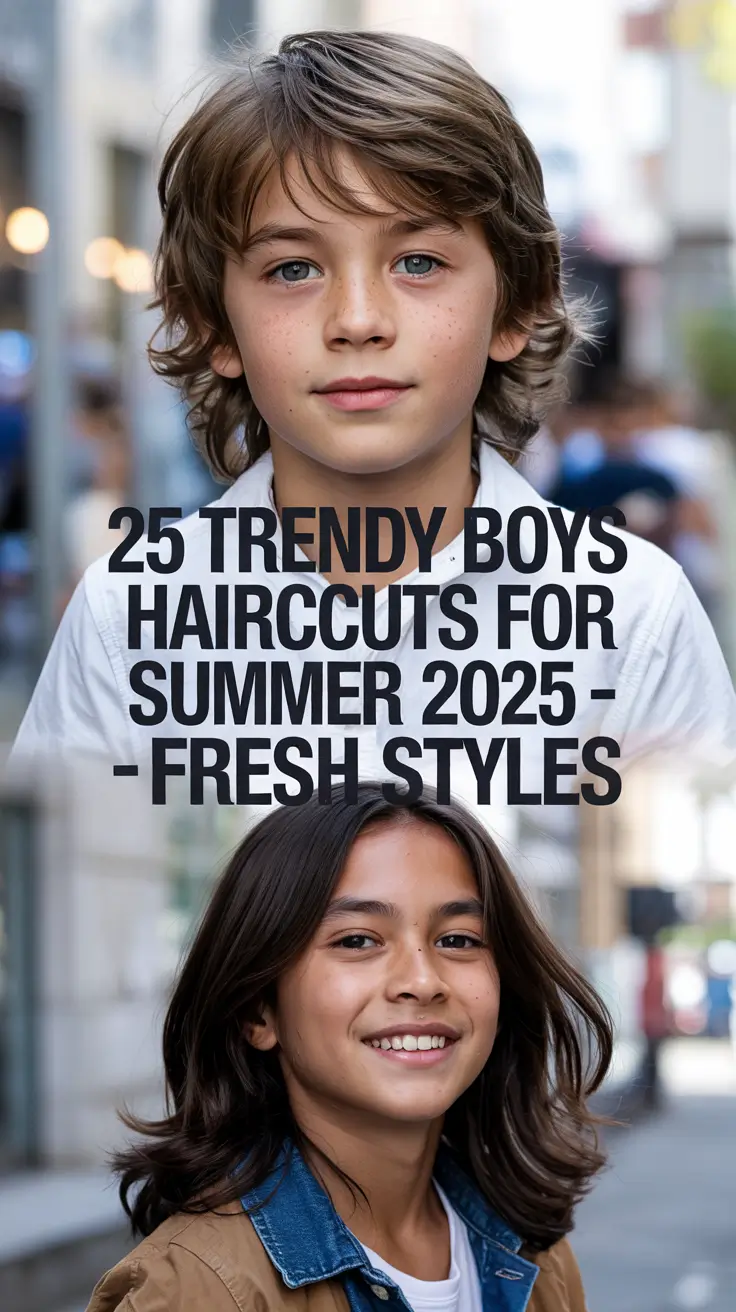Trendy Boys Haircuts for Summer 2025 - Fresh Styles for Every Vibe