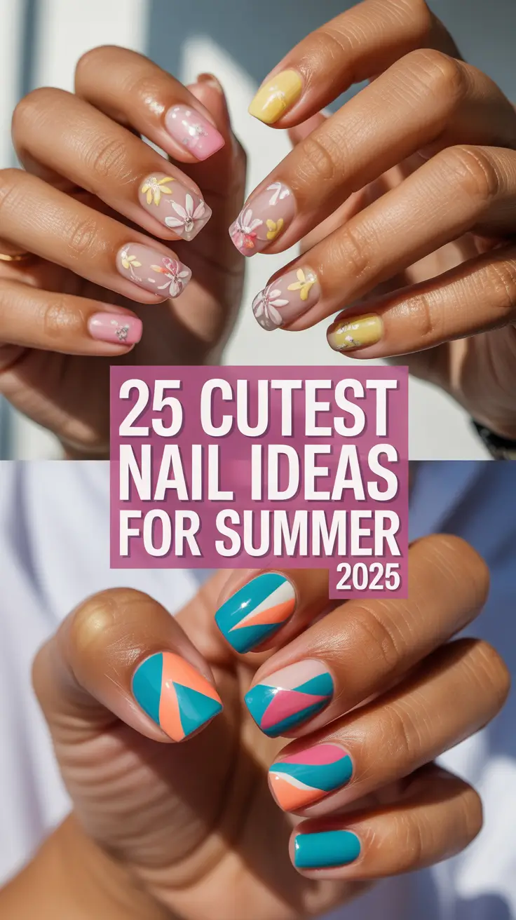 Cutest Nail Ideas for Summer 2025: 25 Aesthetic Designs for Every Vibe and Length