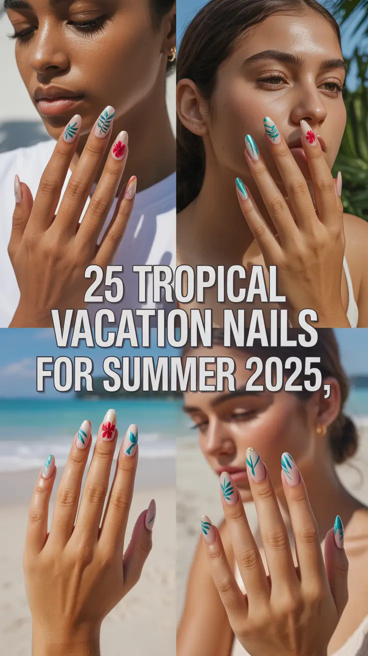 Tropical Vacation Nails for Summer 2025: 25 Stunning Designs to Try on the Beach