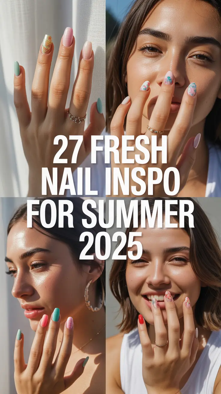 Fresh Nail Inspo for Summer 2025: Trendy Gel, Acrylic & Cute Short Looks for a Perfect Vacation