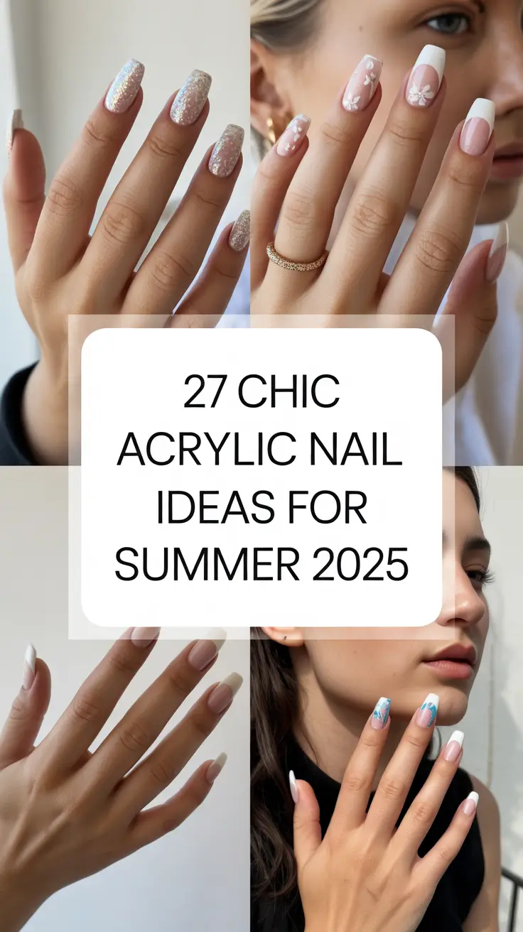 Chic Acrylic Nail Ideas for Summer 2025: Trendy Designs You Need to Try