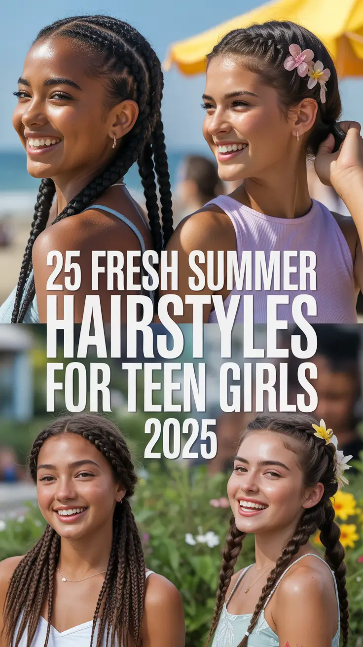 Fresh Summer Hairstyles for Teen Girls 2025: 21 Quick and Easy Looks You’ll Want to Try Now
