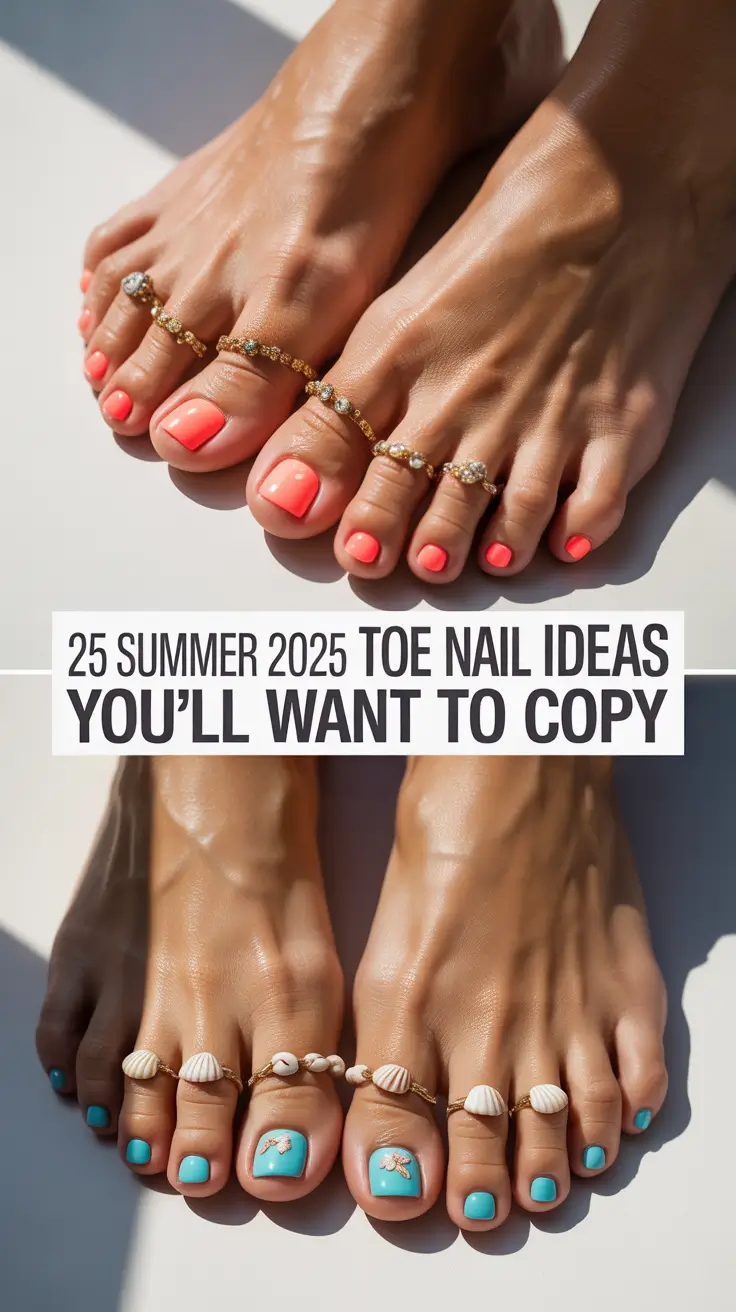 Summer 2025 Toe Nail Ideas You’ll Want to Copy: Pretty, Cute, and Trendy Designs