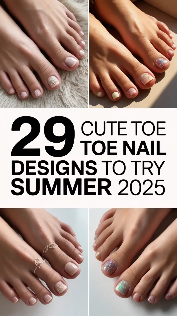 Cute Toe Nail Designs to Try Summer 2025 – Bright, Trendy & Fun Ideas