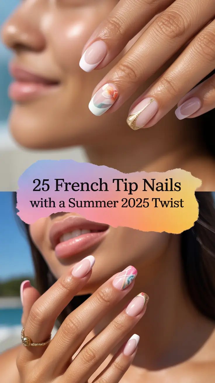 French Tip Nails with a Summer 2025 Twist – Stunning Designs and Inspo