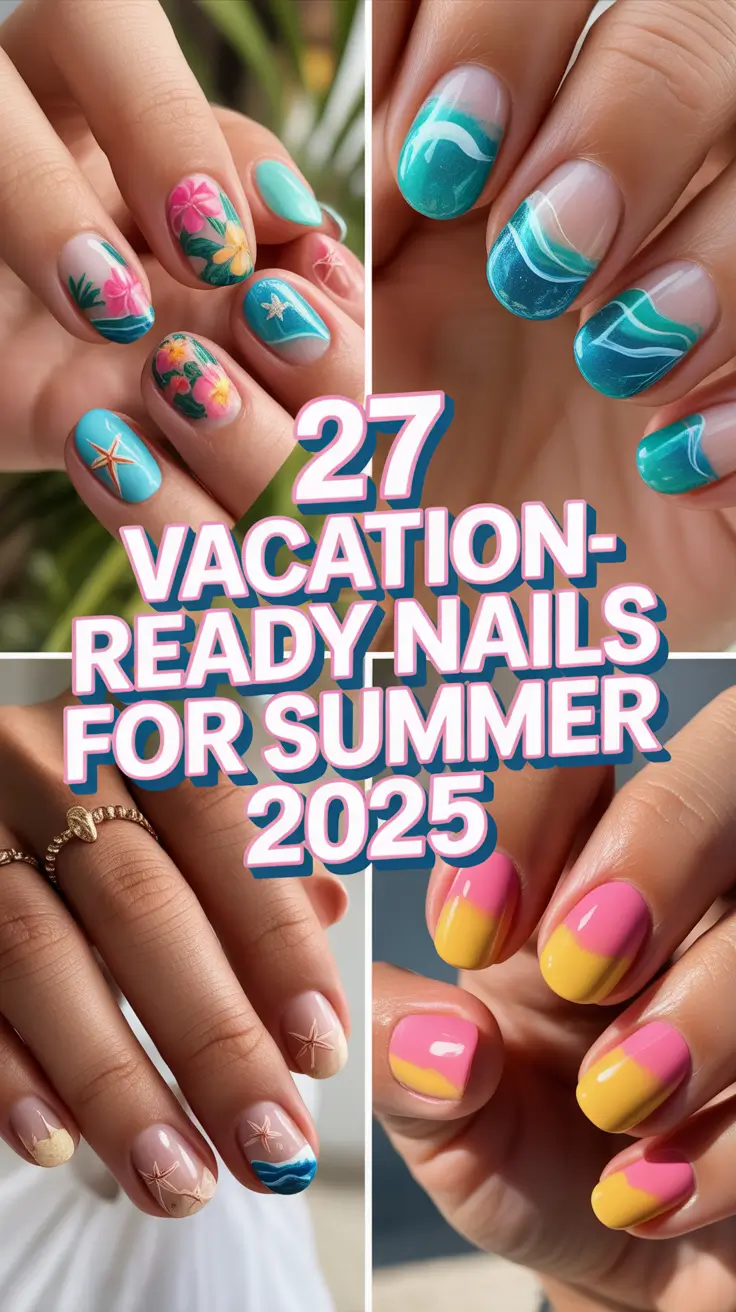 Vacation-Ready Nails for Summer 2025: Trendy Beach Designs & Fresh Inspo