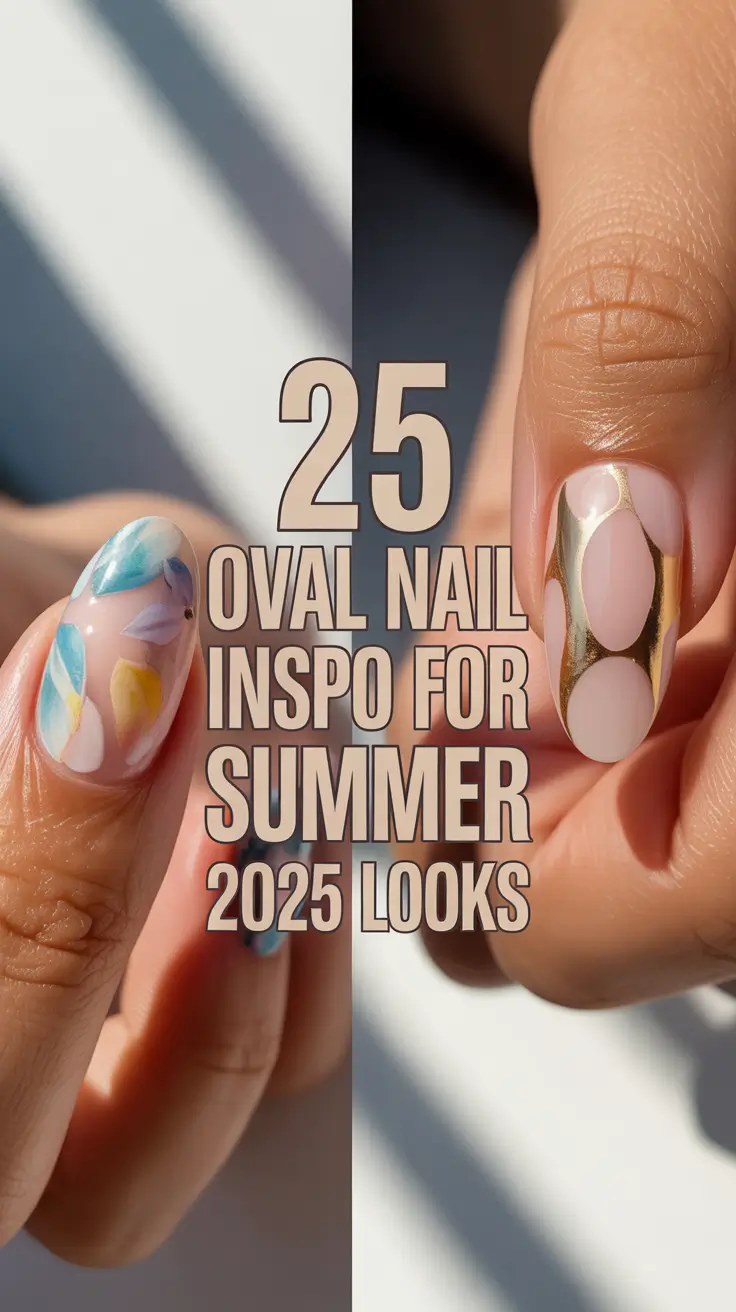Oval Nail Inspo for Summer 2025 Looks: Classy and Creative Summer Designs to Try Now