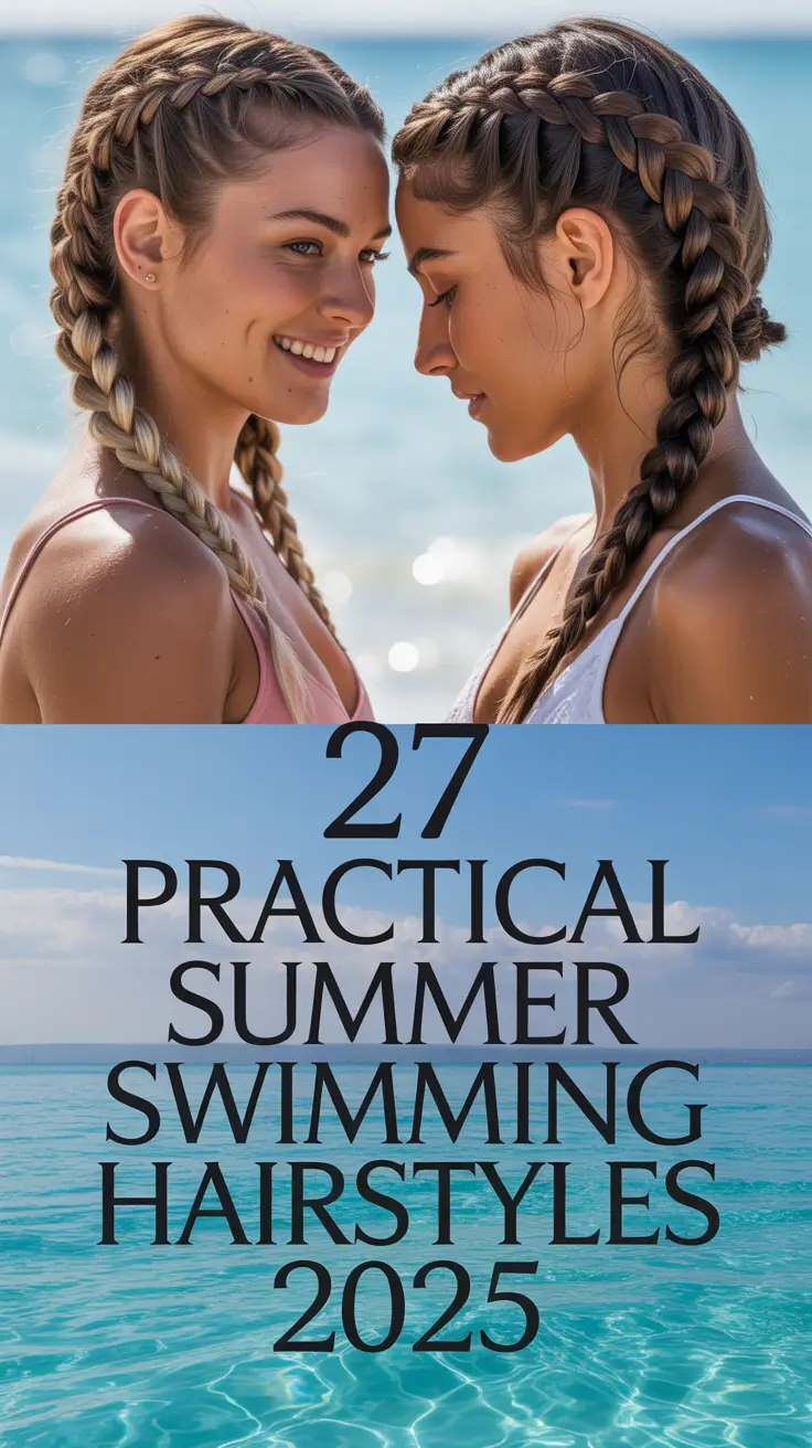 Practical Summer Swimming Hairstyles 2025: 15+ Easy & Cute Ideas for All Hair Types
