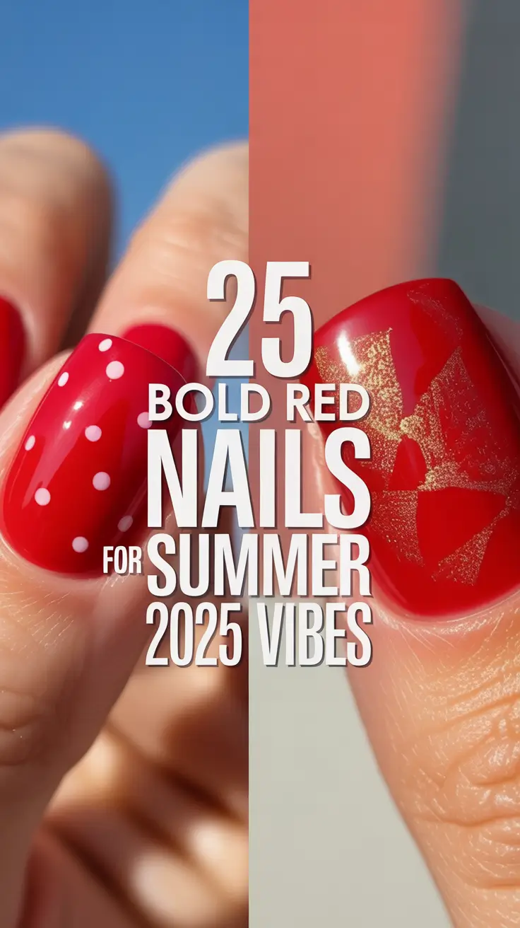 Bold Red Nails for Summer 2025 Vibes: The Classy, Hot-Girl Look You’ll Want All Season