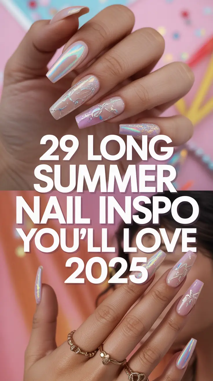 Long Summer Nail Inspo You’ll Love 2025: Fresh Ideas for Almond & Stiletto Designs