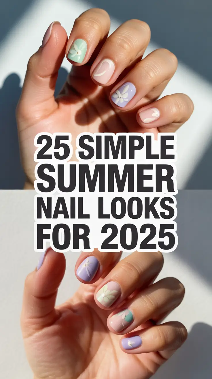 Simple Summer Nail Looks for 2025 That Are Fresh, Fun, and Full of Bright Colors